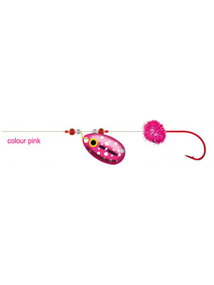 Cormoran Big Trout Trolling rig  pink  200cm  Sz. 10  DM 0.2mm  2 pcs