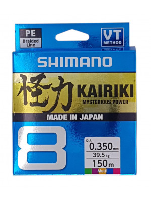 SHIMANO Kairiki 8, 150m, višebojni, Pletena Ribarska Linija